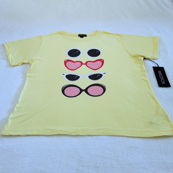 Wildfox🦊 "Sunnies😎 Keke" Graphic Tee👕 - NWT - Picture 14 of 15